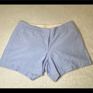 Women’s J Crew Shorts. Size 8. Light Blue.